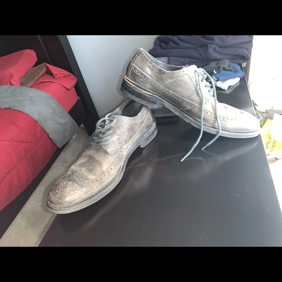 Mens Cole Haan Dress Shoes Grey sz 13 EUC - Picture 6 of 7